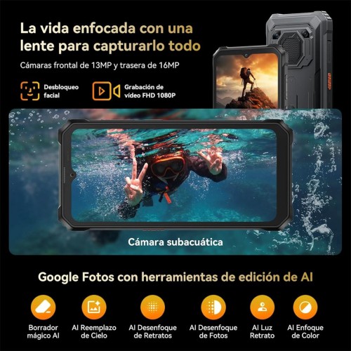 Blackview BV6200 Plus 6.56" 8+16GB 256GB Rugerizado