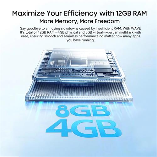 Blackview Wave 8 6.56" 4+8GB 256GB Ink Black