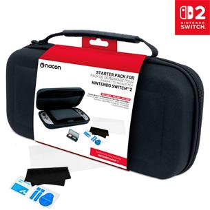 Nacon Pack Funda Rigida + Protector para Nintendo Switch 2 Negra (SWITCHNEWPACK5BLACK) 2