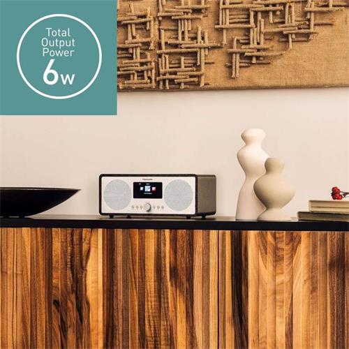 Panasonic RFD40EGK Radio WiFi por Internet con DAB+, FM y Bluetooth