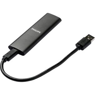 Disco SSD Externo Philips 250GB USB-C/USB 3.0 540MB Ultra Slim Gris 2