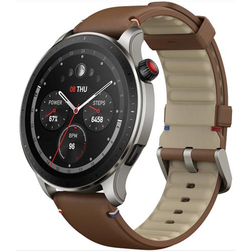 Amazfit GTR 4 Smartwatch con GPS y 150 deportes Piel Marrón