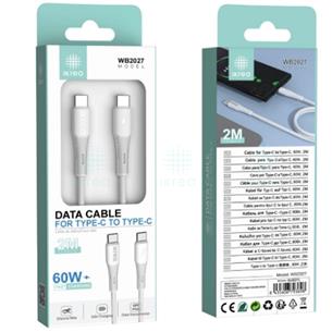Cable USB-C a USB-C Carga Rápida 60W 2 Metros Ikrea WB2027 2