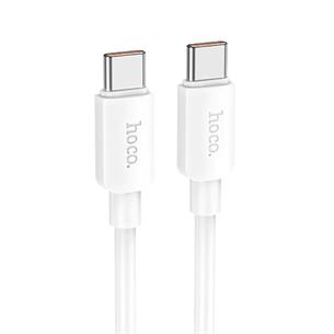 Cable USB-C a USB-C 100w Carga Rápida Hoco X96 1 Metro Blanco 2