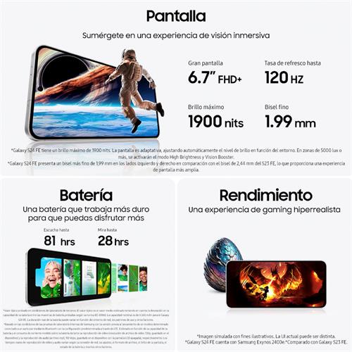 Samsung Galaxy S24 FE 5G 8GB 128GB Blue (SM-S721B)