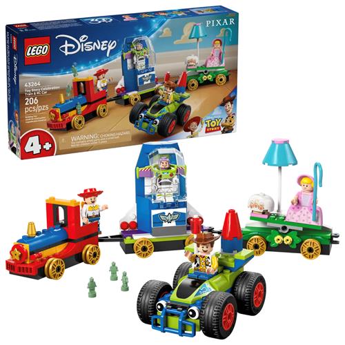 LEGO 43264 Tren de Celebración de Toy Story y Coche RC