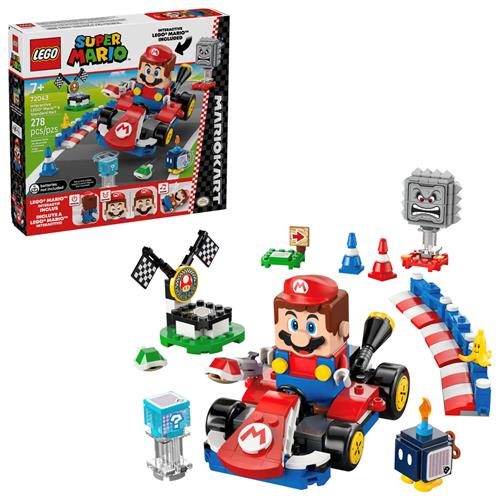 LEGO 72043 Mario Kart-LEGO Mario Interactivo y Kart Estándar