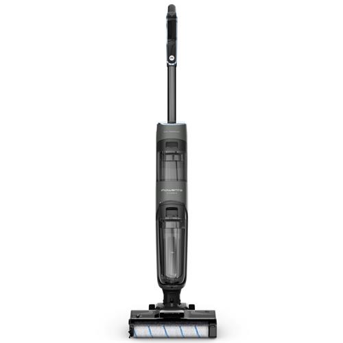 Rowenta X Clean 4 GZ5035, 2 en 1, Aspira y friega, Sin cables, 200 W, Smart, 50 min, Autolimpieza, Negro