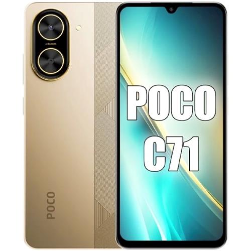 Xiaomi Poco C71 6.88" 3GB 64GB 32Mp (Incl. Cargador) Dorado