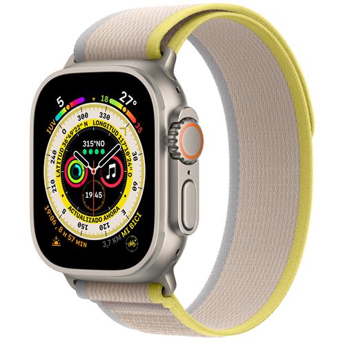 Apple Watch Ultra GPS+ Cellular 49mm Titanium/Amarillo/Beige M/L (MQFU3TY/A)