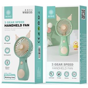 Ventilador de Mano 3 Velocidades 250mAh Ikrea WR9135 2