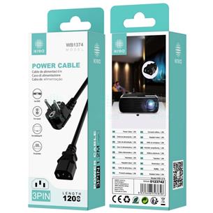 Cable de Alimentación PVC 3 Pines 1.2M Ikrea WB1374 2