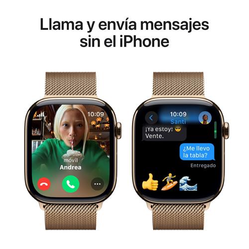Apple Watch Serie 10 GPS+ Celullar 46mm Gold Titanium (MC7T4QL/A)