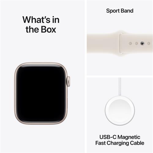 Apple Watch SE (3ª Gen) 44mm Starlight Aluminium M/L (MEHJ4QL/A)