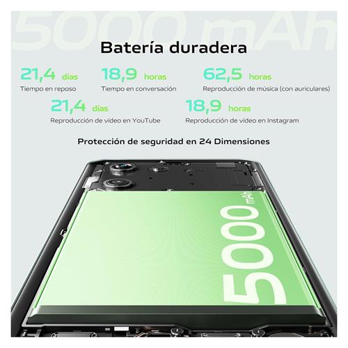 Vivo Y03 6.56" 4GB 128GB 5.000mah IP54 Space Black