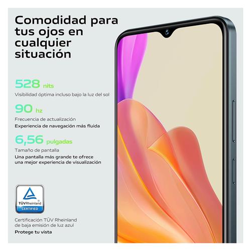 Vivo Y03 6.56" 4GB 128GB 5.000mah IP54 Space Black