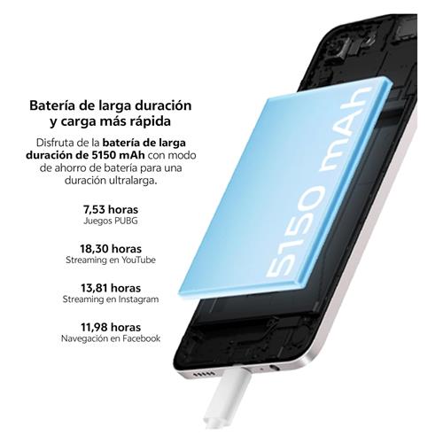 Vivo Y19S 6.68" 6GB 128GB 50Mpx NFC 44W Pearl Silver