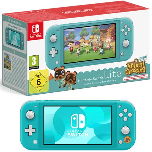 Nintendo Switch Lite Consola Turquesa + Animal Crossing New Horizons