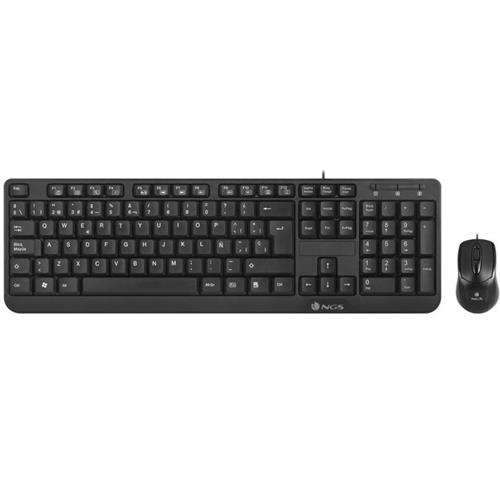 Teclado + Ratón Ngs Cocoa Kit Con Cable