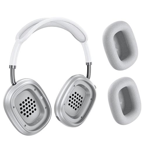 Hoco W65 Plus Happy ANC BT Headphones Silver