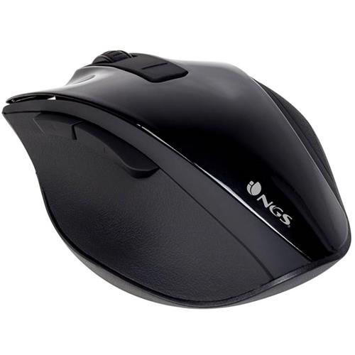 Ratón Ngs Bow Óptico Cable 5 Botones Black