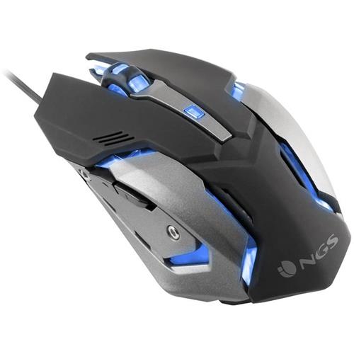 Ratón Ngs Gmx-100 Gaming 7 Colores Led Grey