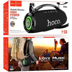Hoco HA4 Altavoz Bluetooth 40W con Luces RGB Negro 2