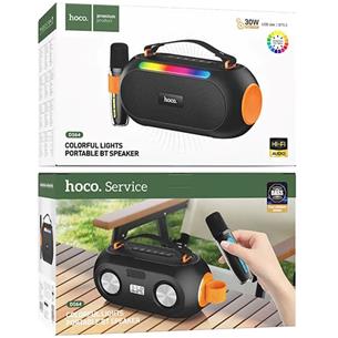 Hoco DS64 Altavoz Bluetooth 30W con Micrófono Karaoke y luces RGB 2
