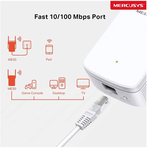 Mercusys Extensor de Red AC1200 Wi-Fi (ME30-V1)