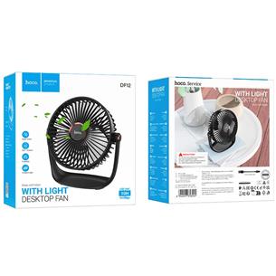 Borofone DBF02 Ventilador Sobremesa Recargable con Luz de Ambiente 2