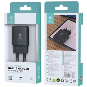 Cargador USB-C 40W sin Cable Ikrea WA0245 2