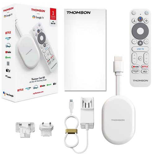 Thomson Google TV Go Cast 150 4K Google TV Chromecast