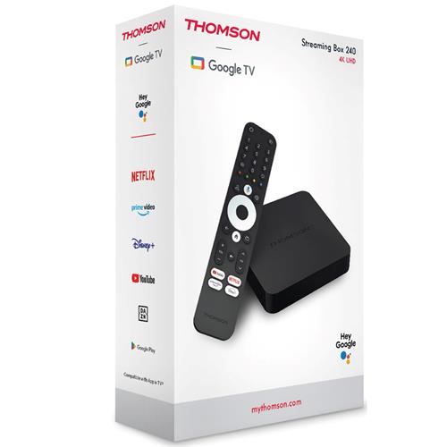 Thomson Google TV Streaming Box 240 4K UHD Wifi/LAN