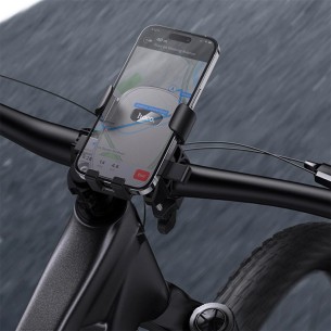 Hoco H85 Soporte de Móviles para Bicicleta y Moto Negro 2