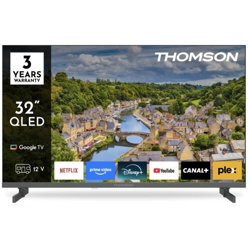 Televisor 32" Thomson 32FQG3S15C Google TV Full HD QLED 12 Voltios