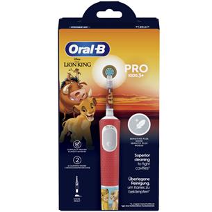 Braun Oral-B Cepillo de Dientes Vitality Pro Kids 3+ El Rey León Rojo (D103.413.2K) 2