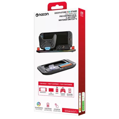 Nacon Base de Carga para 4 Mandos 2 Joy con Nintendo Switch 2 (SWITCHNEWXLSTAND)