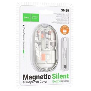 Hoco GM35 Ratón Inalámbrico 2.4G y Bluetooth Recargable Silencioso Blanco 2