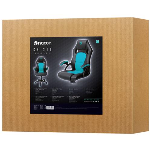 Nacon PC Silla Gaming Negro y Turquesa (PCCH-310)