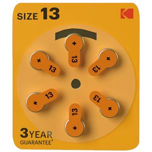 Kodak Pila Audífono Zinc-Air 13 (Blister de 6 Unds) CAT 30423299 2