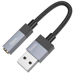 Hoco UPA32D Cable USB-A a Jack 3.5mm  Negro 2