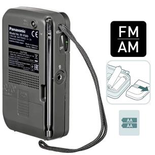 Panasonic RF-P50DEG-S Radio de Bolsillo AM/FM con Antena 2