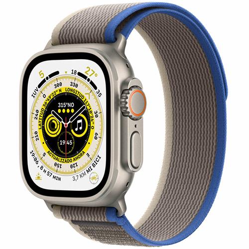 Apple Watch Ultra GPS+ Cellular 49mm M/L  Titanium/Azul/Gris (MQFV3TY/A)