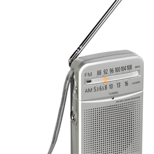 Panasonic RF-P50DEG-S Radio de Bolsillo AM/FM con Antena