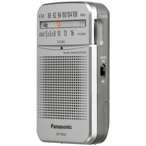 Panasonic RF-P50DEG-S Radio de Bolsillo AM/FM con Antena