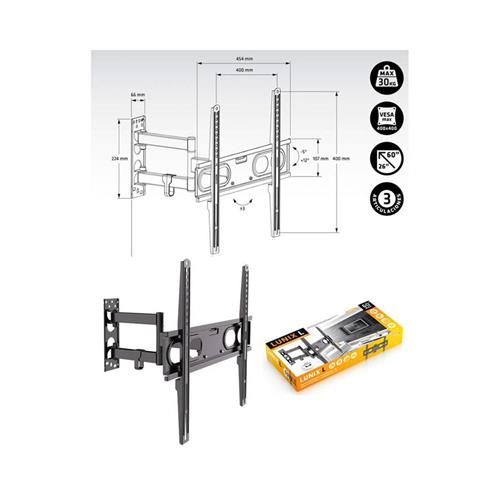 Axil AC0592E Soporte TV Orientable Doble Articulación 26" 60"