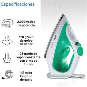 Braun SI1040GR Plancha de Vapor 2.000W 220ml 2