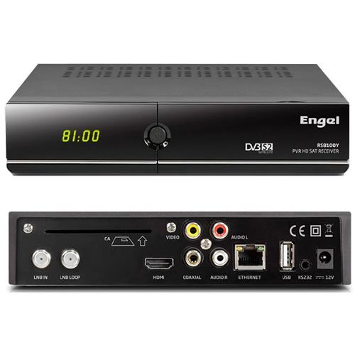 Engel RS8100Y Receptor Satélite HD PVR DVB-S2 Wifi
