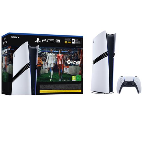 Sony PlayStation 5 Pro 2TB + EA FC 26 Descargable sin Disquetera