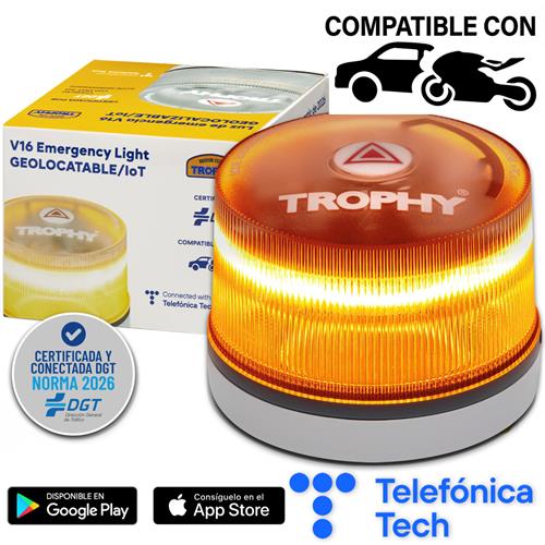 Trophy Baliza V16 IoT Conectada y Homologada para 2026